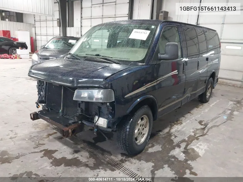 2006 Chevrolet Express Upfitter VIN: 1GBFG15T661143413 Lot: 40614711