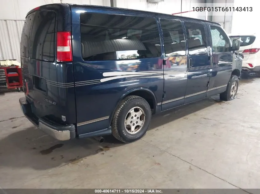 2006 Chevrolet Express Upfitter VIN: 1GBFG15T661143413 Lot: 40614711