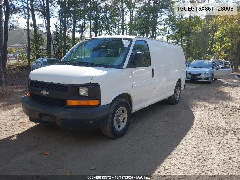 2006 Chevrolet Express Work Van VIN: 1GCEG15X861128003 Lot: 40619972