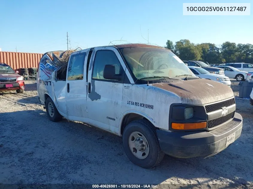 2006 Chevrolet Express Work Van VIN: 1GCGG25V061127487 Lot: 40626981