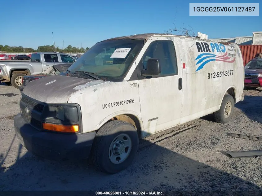 2006 Chevrolet Express Work Van VIN: 1GCGG25V061127487 Lot: 40626981