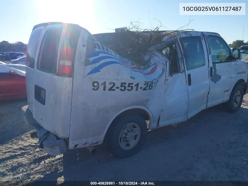 2006 Chevrolet Express Work Van VIN: 1GCGG25V061127487 Lot: 40626981