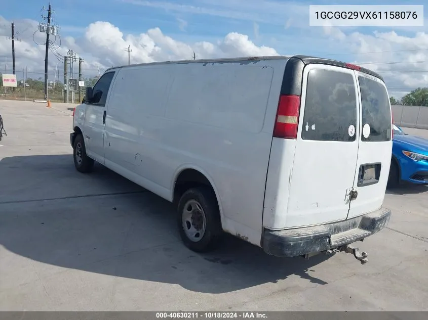 2006 Chevrolet Express Work Van VIN: 1GCGG29VX61158076 Lot: 40630211