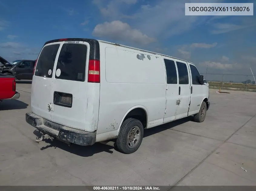 2006 Chevrolet Express Work Van VIN: 1GCGG29VX61158076 Lot: 40630211