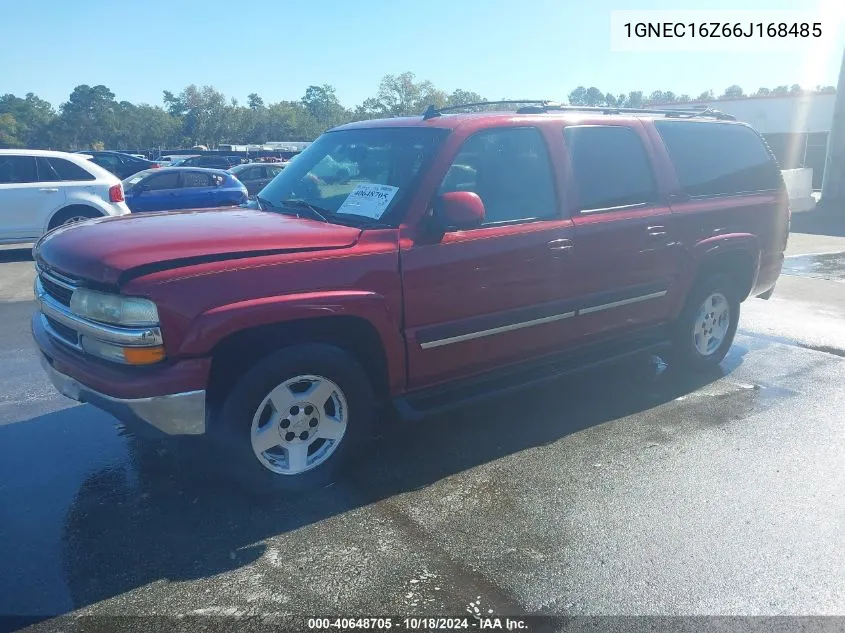 2006 Chevrolet Suburban 1500 Lt VIN: 1GNEC16Z66J168485 Lot: 40648705