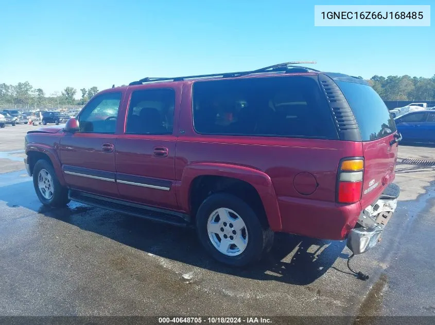 2006 Chevrolet Suburban 1500 Lt VIN: 1GNEC16Z66J168485 Lot: 40648705