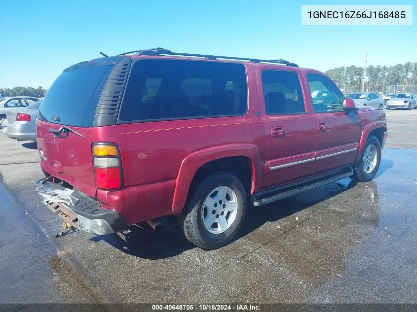 2006 Chevrolet Suburban 1500 Lt VIN: 1GNEC16Z66J168485 Lot: 40648705