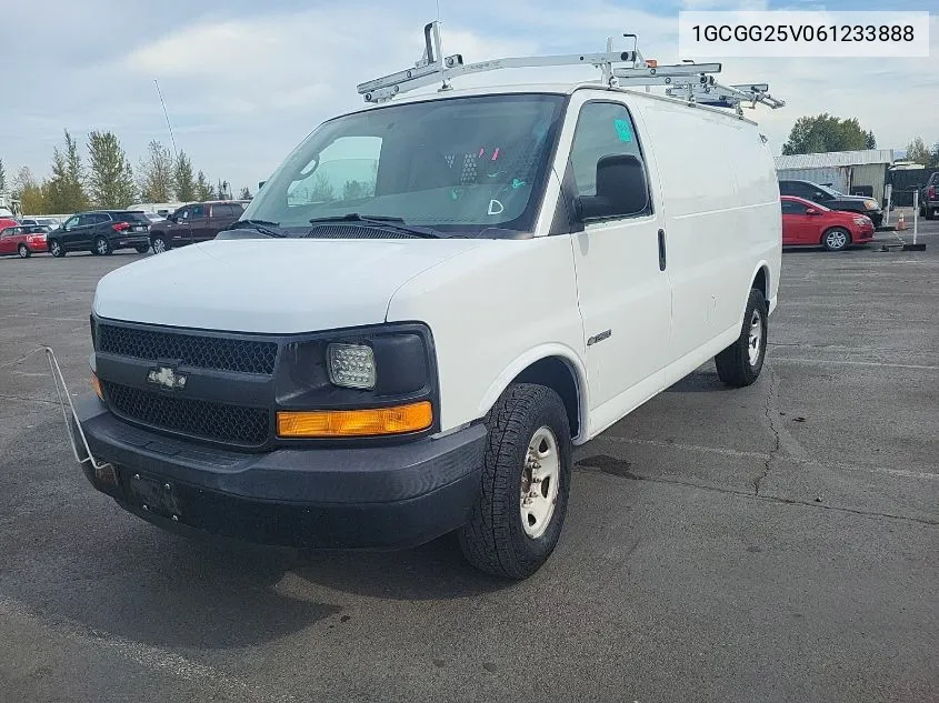 2006 Chevrolet Express Work Van VIN: 1GCGG25V061233888 Lot: 40649062