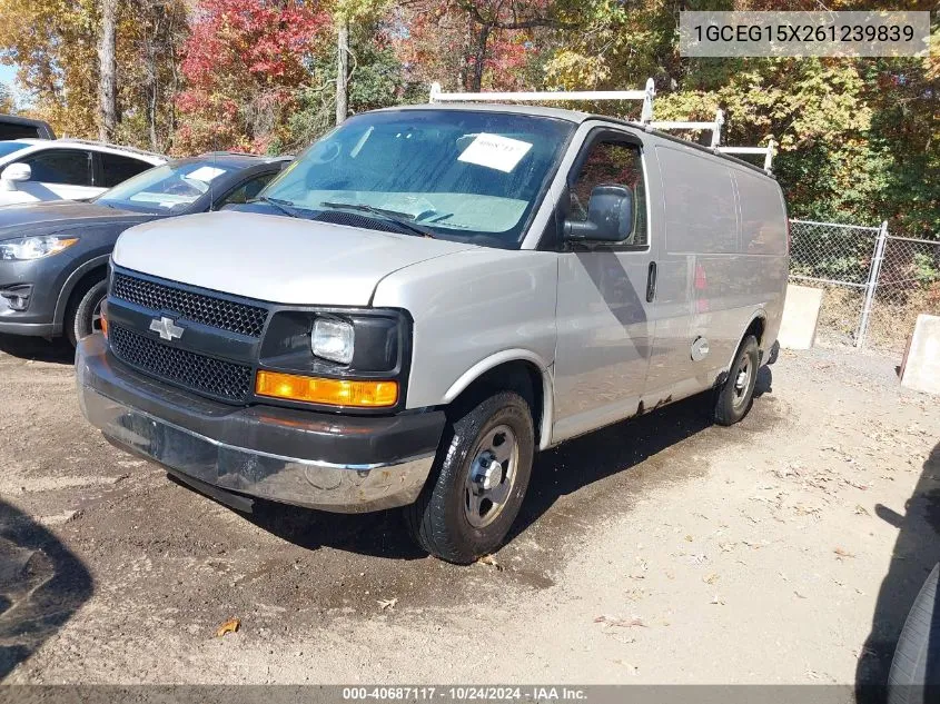 1GCEG15X261239839 2006 Chevrolet Express Work Van