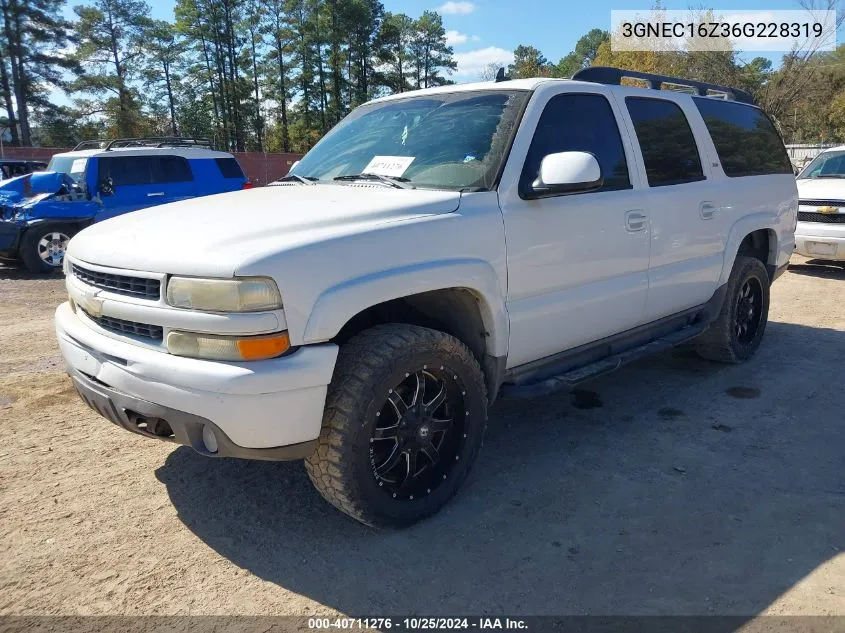 2006 Chevrolet Suburban 1500 Z71 VIN: 3GNEC16Z36G228319 Lot: 40711276