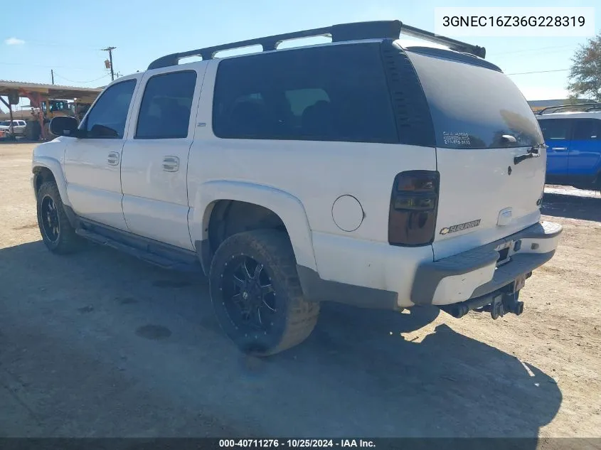 2006 Chevrolet Suburban 1500 Z71 VIN: 3GNEC16Z36G228319 Lot: 40711276