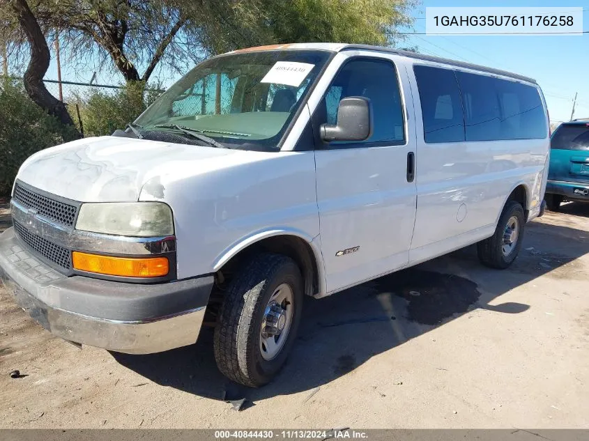 1GAHG35U761176258 2006 Chevrolet Express Ls