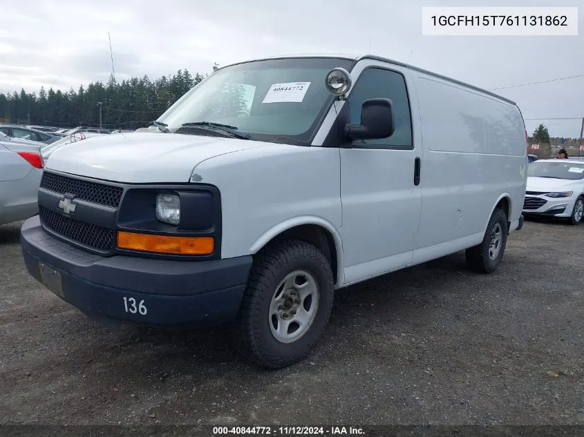 2006 Chevrolet Express Work Van VIN: 1GCFH15T761131862 Lot: 40844772