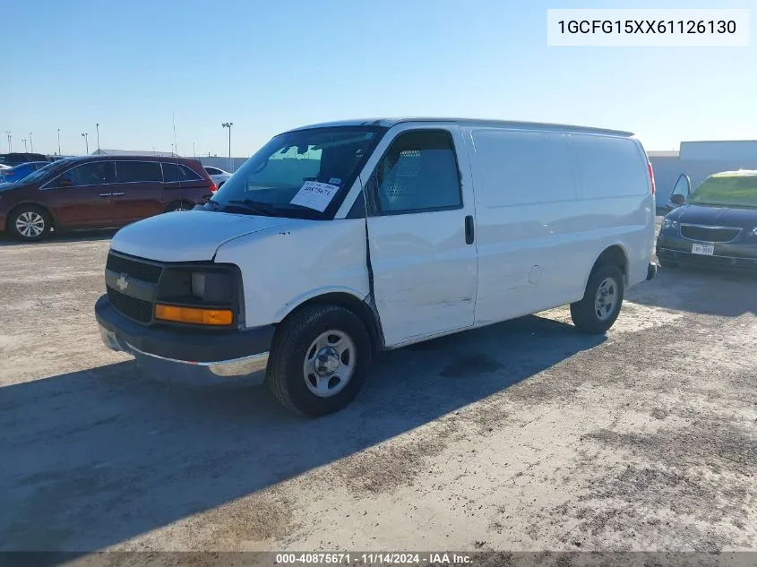 2006 Chevrolet Express Work Van VIN: 1GCFG15XX61126130 Lot: 40875671