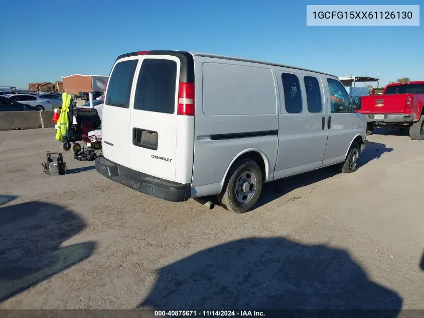 2006 Chevrolet Express Work Van VIN: 1GCFG15XX61126130 Lot: 40875671