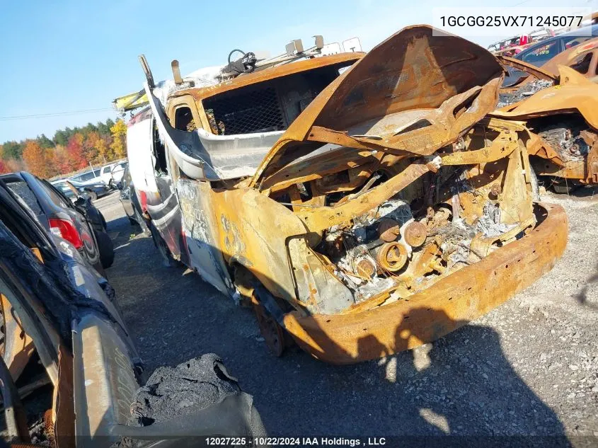 1GCGG25VX71245077 2007 Chevrolet Express Work Van