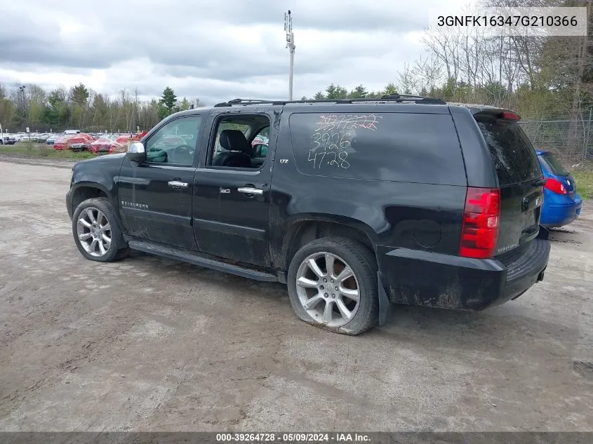 3GNFK16347G210366 2007 Chevrolet Suburban 1500 Ltz