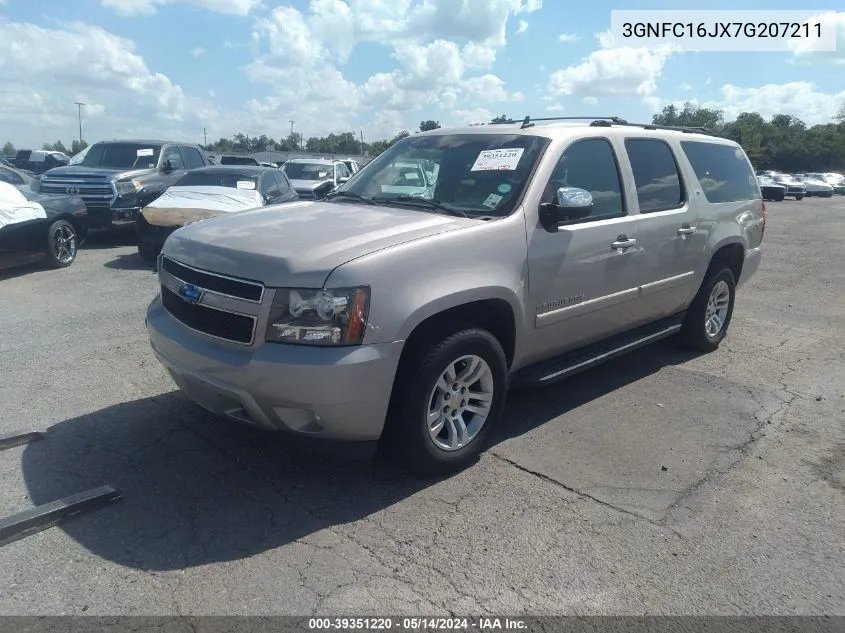 2007 Chevrolet Suburban 1500 Lt VIN: 3GNFC16JX7G207211 Lot: 39351220