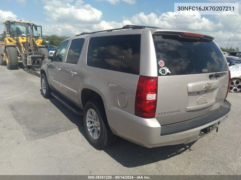 2007 Chevrolet Suburban 1500 Lt VIN: 3GNFC16JX7G207211 Lot: 39351220