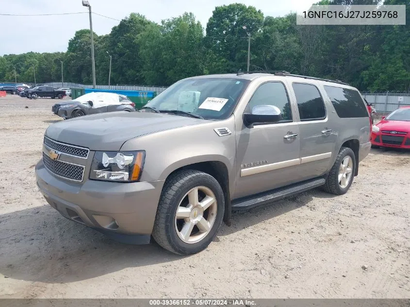 1GNFC16J27J259768 2007 Chevrolet Suburban 1500 Ltz