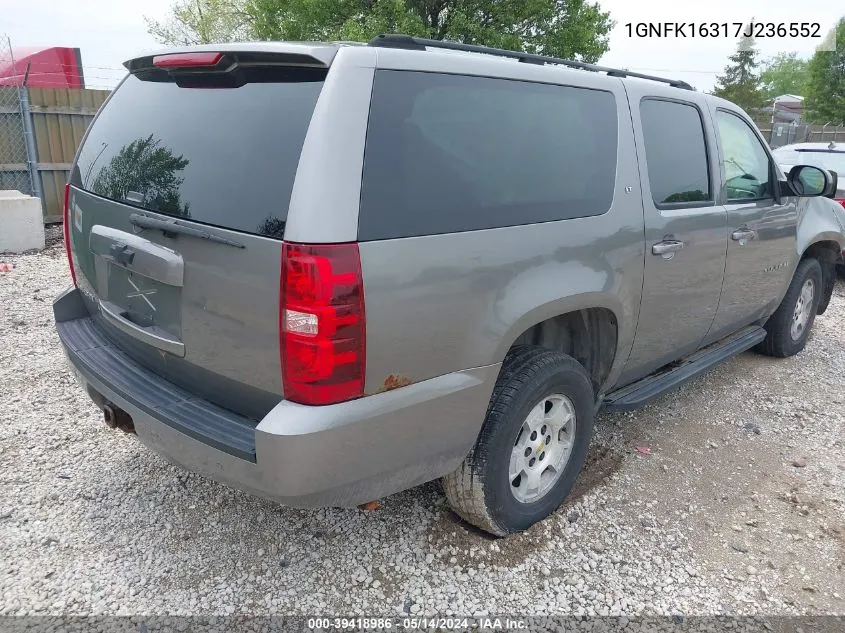 1GNFK16317J236552 2007 Chevrolet Suburban 1500 Lt