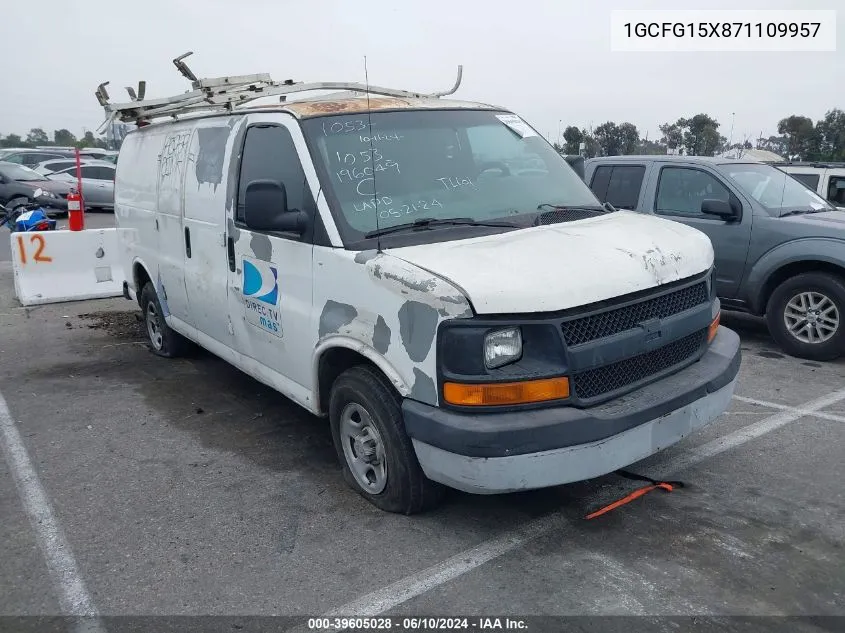 2007 Chevrolet Express Work Van VIN: 1GCFG15X871109957 Lot: 39605028