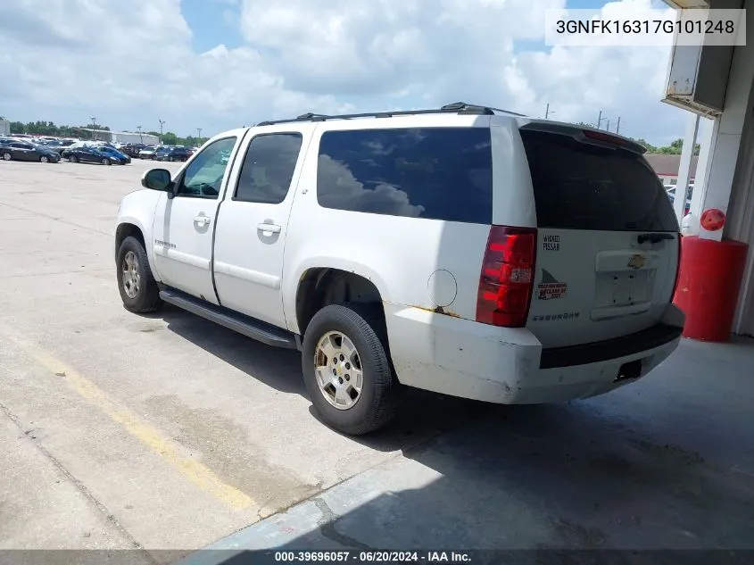 2007 Chevrolet Suburban 1500 K1500 VIN: 3GNFK16317G101248 Lot: 39696057