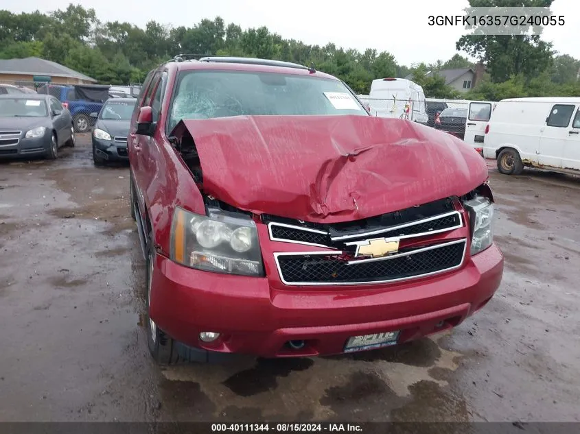 3GNFK16357G240055 2007 Chevrolet Suburban 1500 Lt