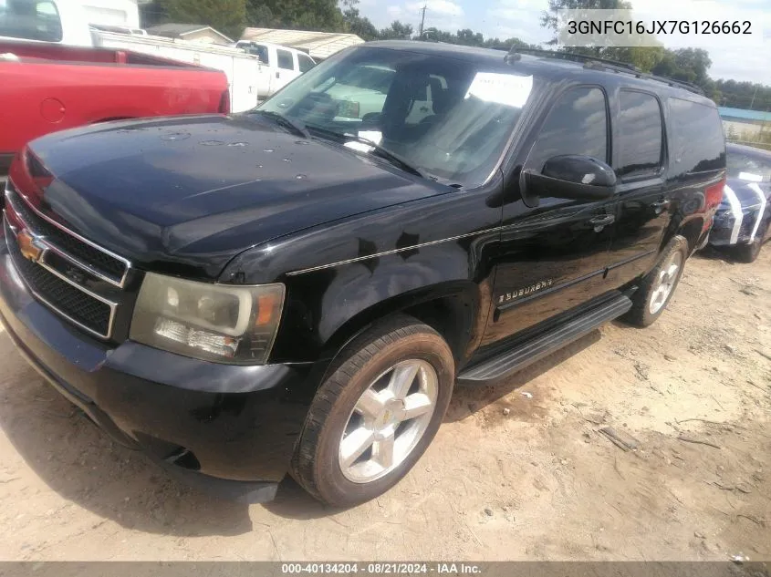 2007 Chevrolet Suburban 1500 Ltz VIN: 3GNFC16JX7G126662 Lot: 40134204