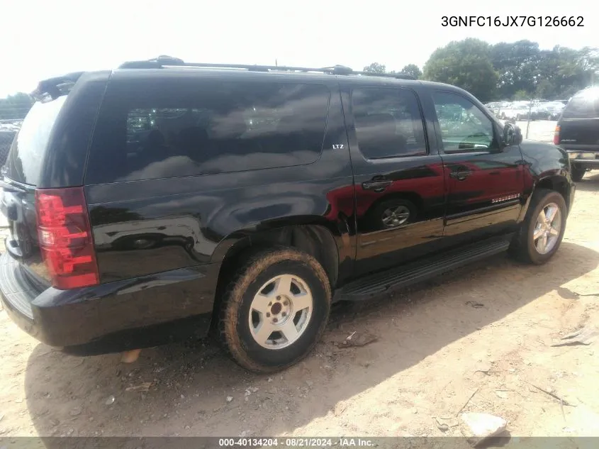 2007 Chevrolet Suburban 1500 Ltz VIN: 3GNFC16JX7G126662 Lot: 40134204