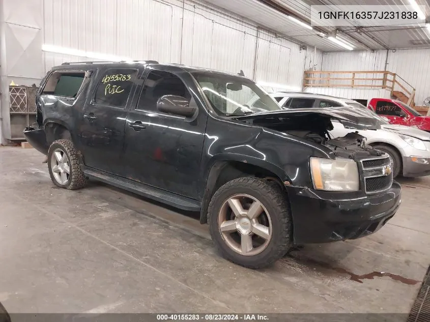 1GNFK16357J231838 2007 Chevrolet Suburban 1500 Ltz