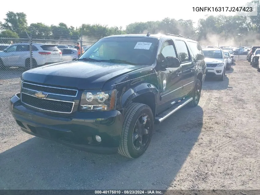 1GNFK16317J247423 2007 Chevrolet Suburban 1500 Lt