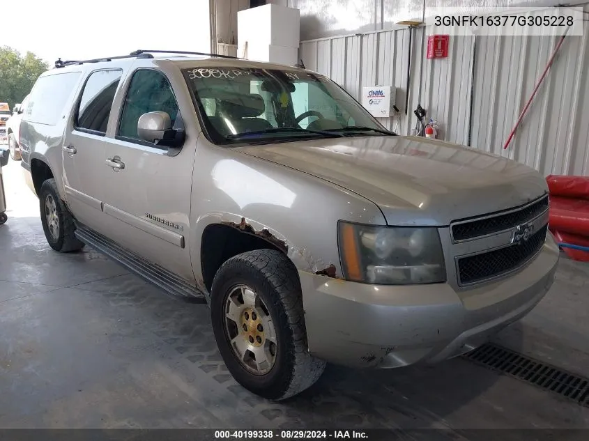 2007 Chevrolet Suburban 1500 Lt VIN: 3GNFK16377G305228 Lot: 40199338