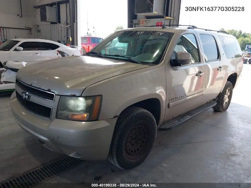 2007 Chevrolet Suburban 1500 Lt VIN: 3GNFK16377G305228 Lot: 40199338