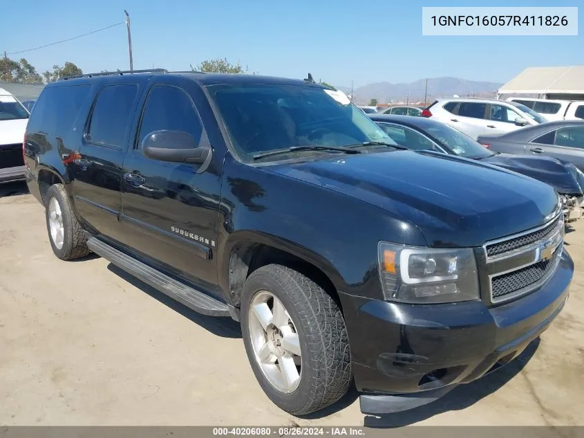 1GNFC16057R411826 2007 Chevrolet Suburban 1500 Lt