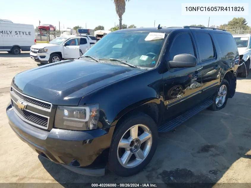 1GNFC16057R411826 2007 Chevrolet Suburban 1500 Lt