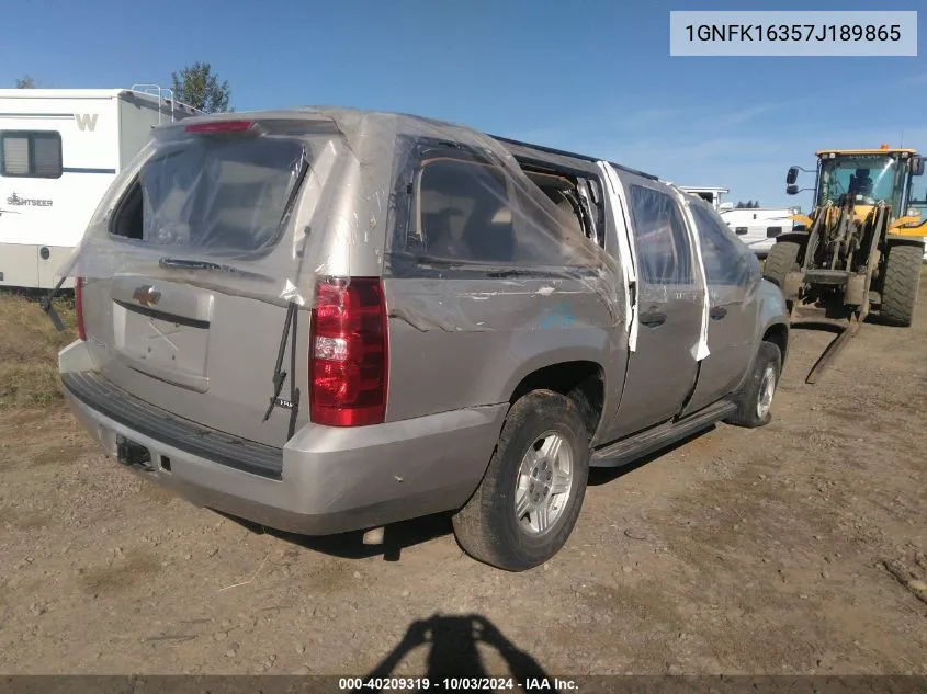 2007 Chevrolet Suburban 1500 Ls VIN: 1GNFK16357J189865 Lot: 40209319