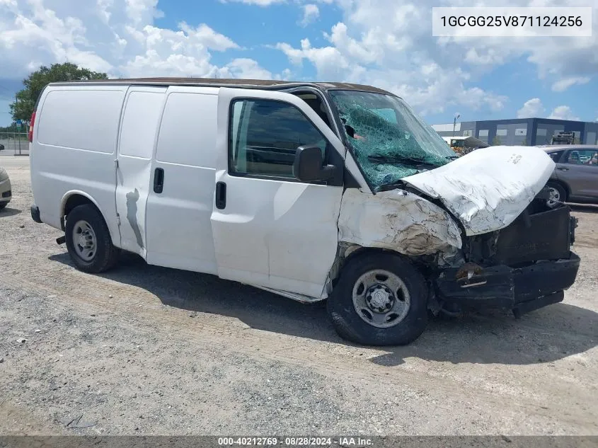 2007 Chevrolet Express Work Van VIN: 1GCGG25V871124256 Lot: 40212769