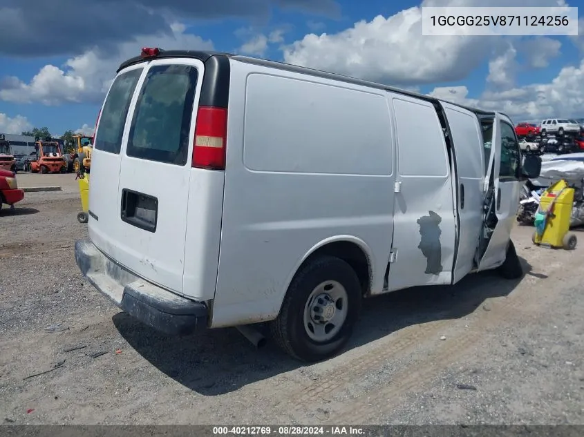 2007 Chevrolet Express Work Van VIN: 1GCGG25V871124256 Lot: 40212769