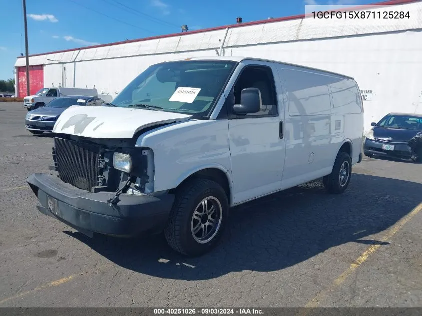 2007 Chevrolet Express Work Van VIN: 1GCFG15X871125284 Lot: 40251026