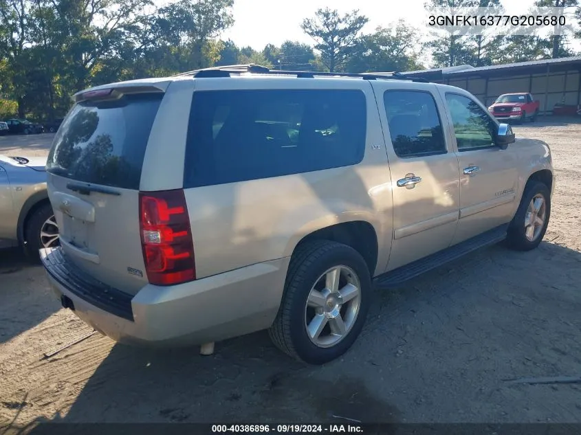 2007 Chevrolet Suburban 1500 Ltz VIN: 3GNFK16377G205680 Lot: 40386896