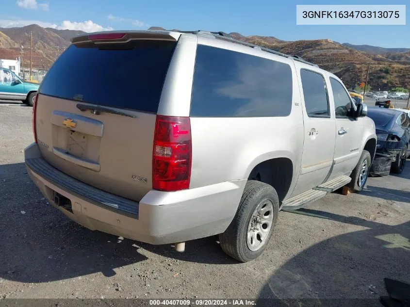 2007 Chevrolet Suburban 1500 Ltz VIN: 3GNFK16347G313075 Lot: 40407009