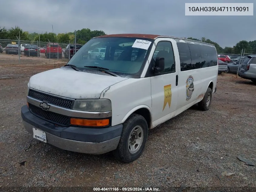 1GAHG39U471119091 2007 Chevrolet Express Ls