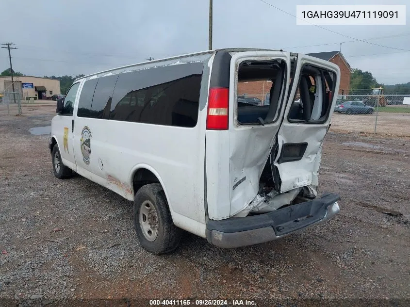 1GAHG39U471119091 2007 Chevrolet Express Ls