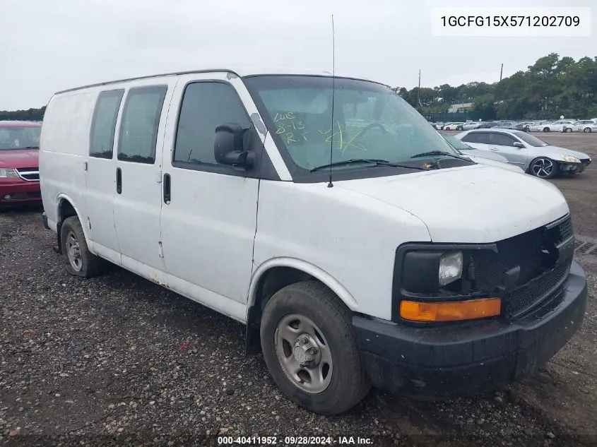 2007 Chevrolet Express Work Van VIN: 1GCFG15X571202709 Lot: 40411952