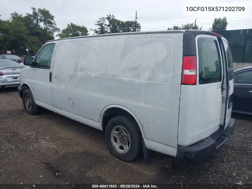 1GCFG15X571202709 2007 Chevrolet Express Work Van