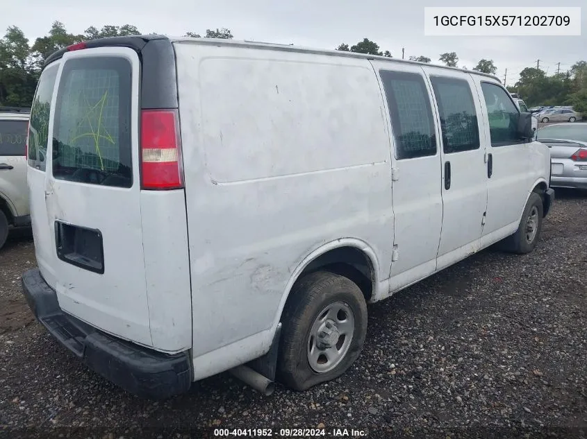 2007 Chevrolet Express Work Van VIN: 1GCFG15X571202709 Lot: 40411952