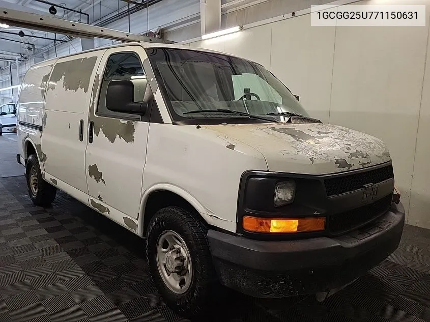 2007 Chevrolet Express Work Van VIN: 1GCGG25U771150631 Lot: 40417961