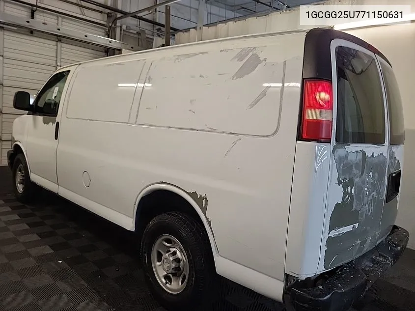 2007 Chevrolet Express Work Van VIN: 1GCGG25U771150631 Lot: 40417961