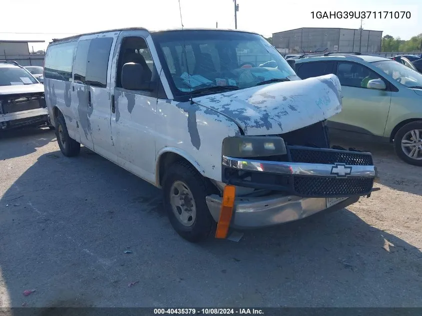 1GAHG39U371171070 2007 Chevrolet Express G3500